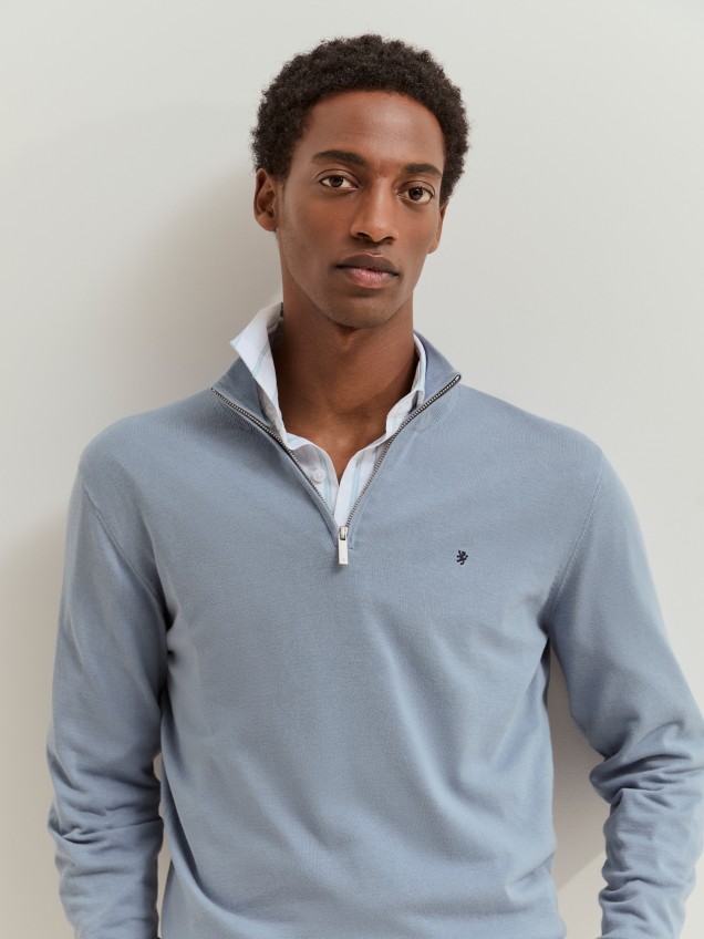 Camisola em malha de algodão