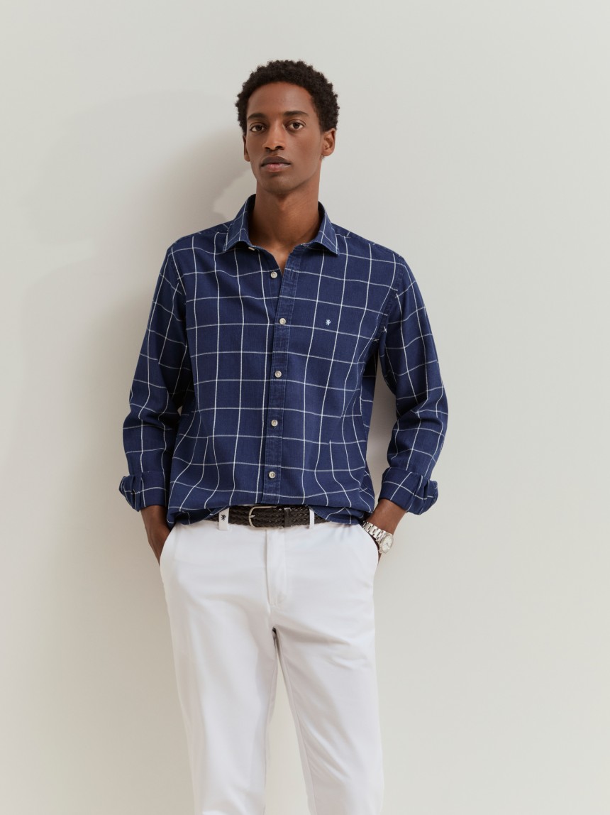 Camisa slim fit com padr�o