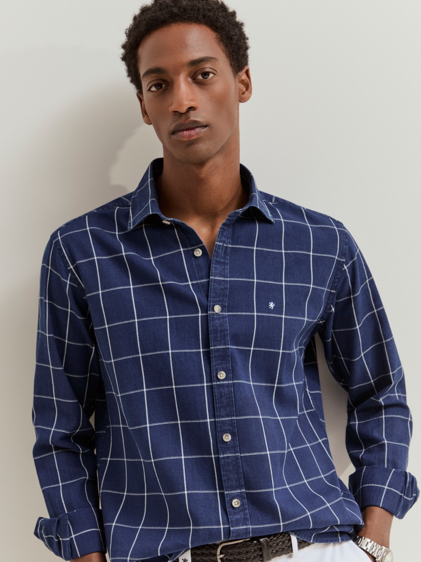 Camisa slim fit com padr�o