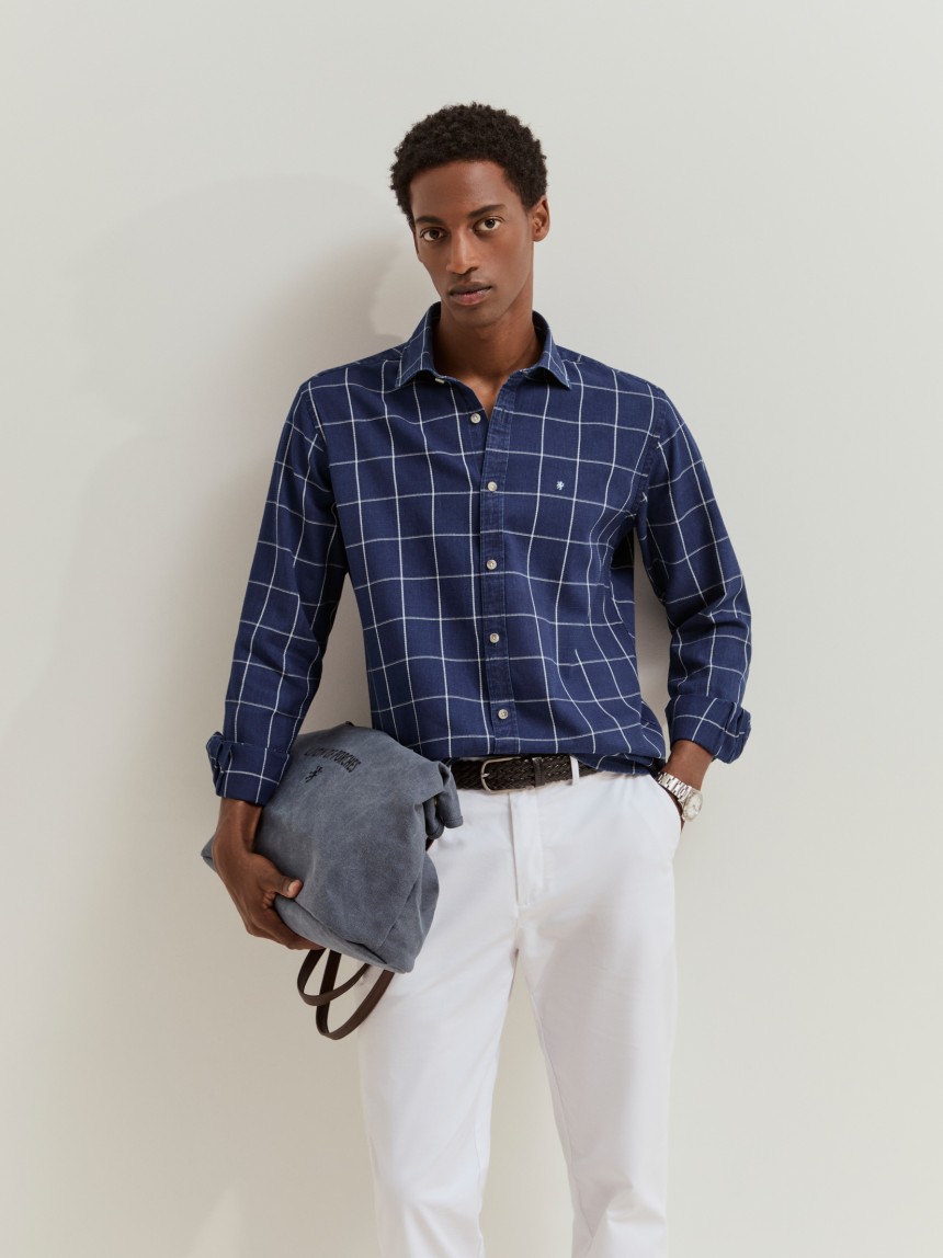 Camisa slim fit com padr�o