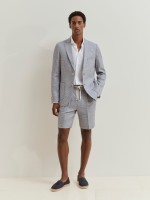 Blazer slim fit em linho