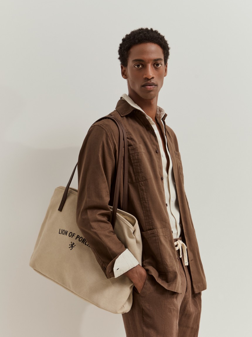 Mala shopper em lona