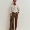 Camisa slim fit em linho