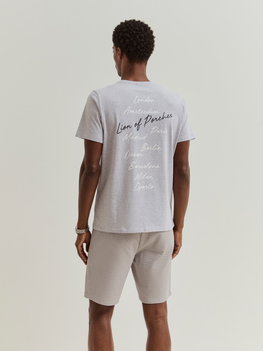 T-shirt em algod�o