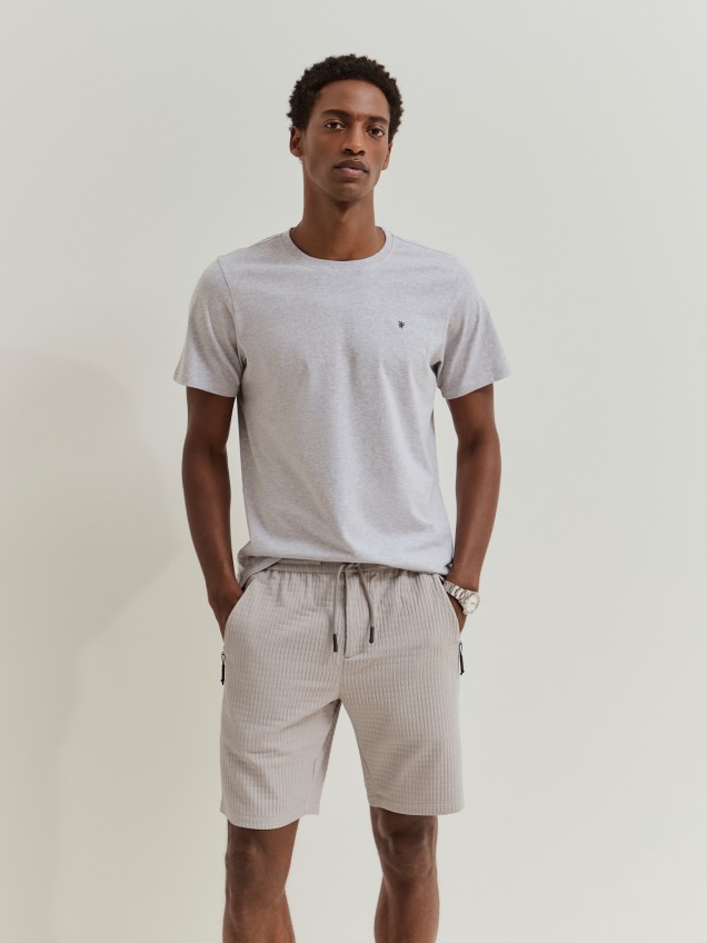 T-shirt em algodão