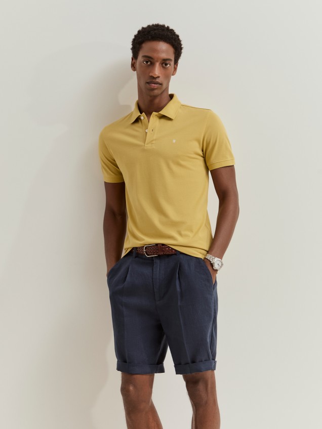 Polo piqué slim fit