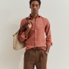 Camisa slim fit em linho