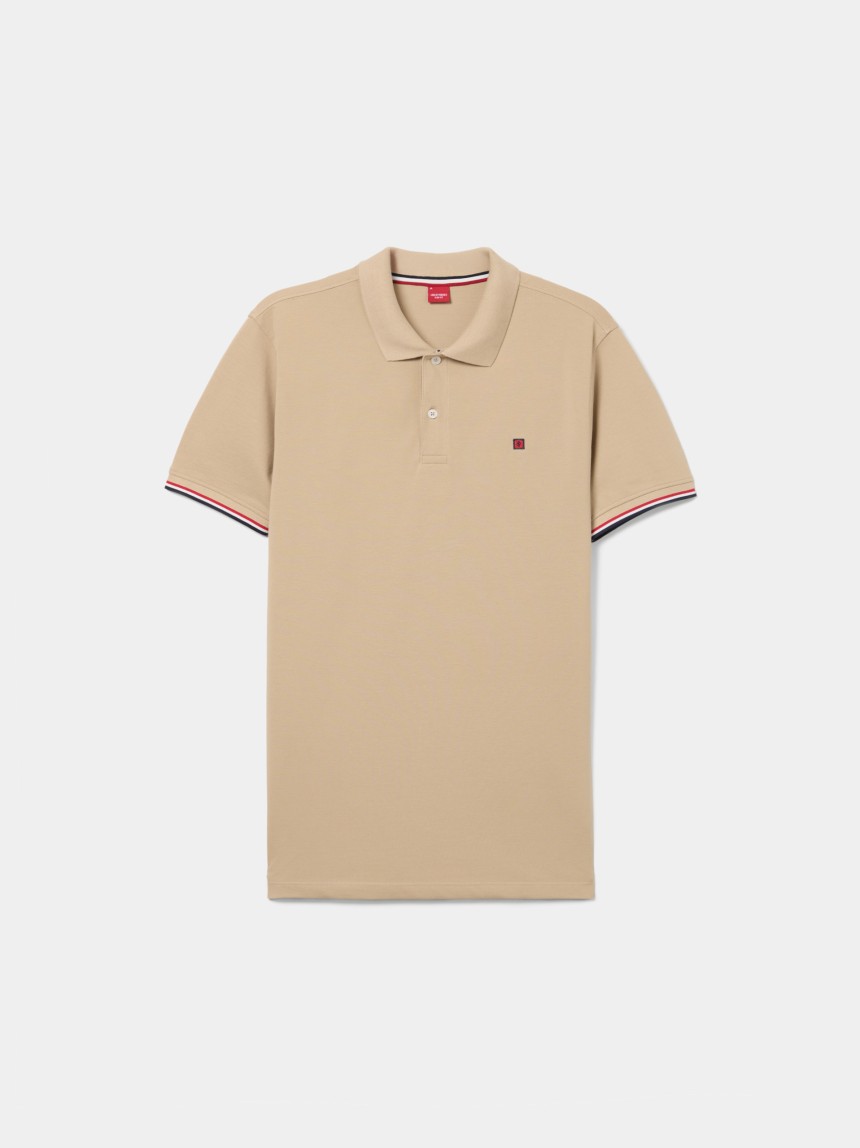Polo de manga curta