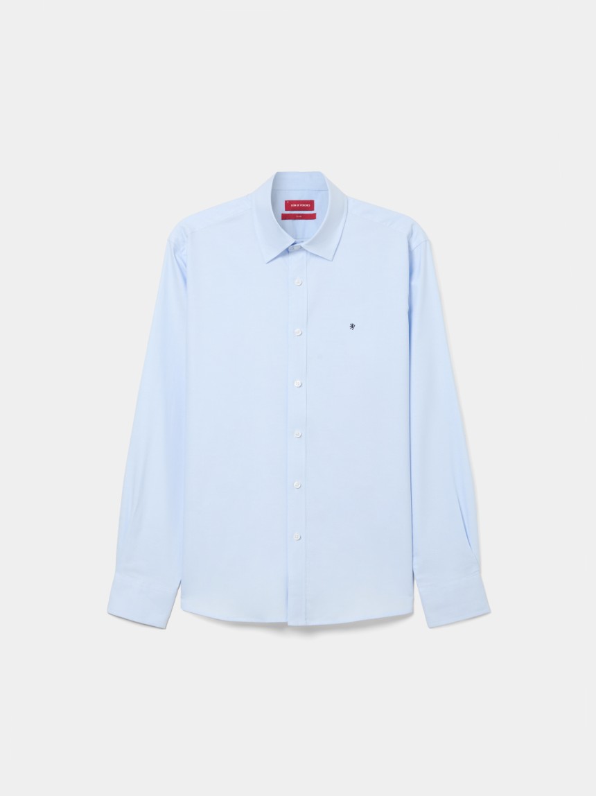 Camisa de algod�n slim fit