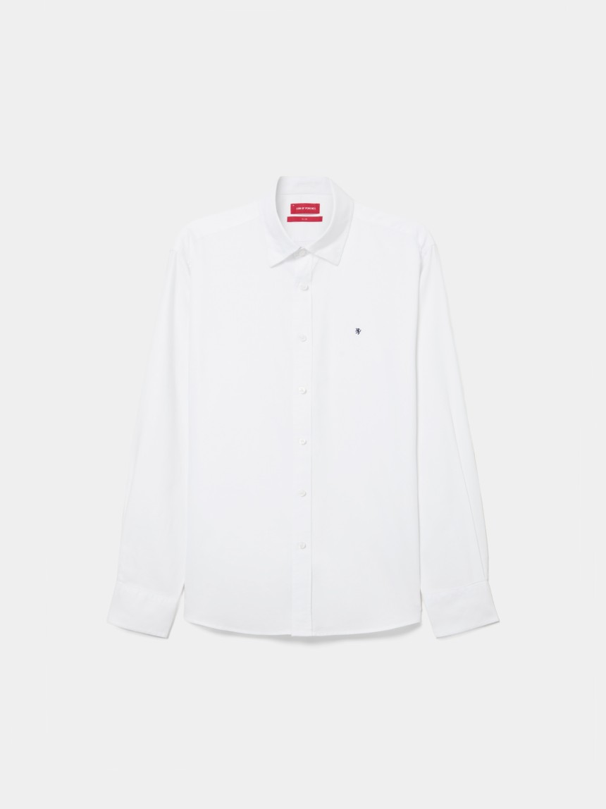 Camisa de algod�n slim fit