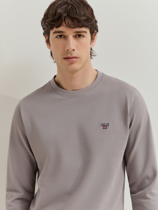 Sweatshirt em algodão
