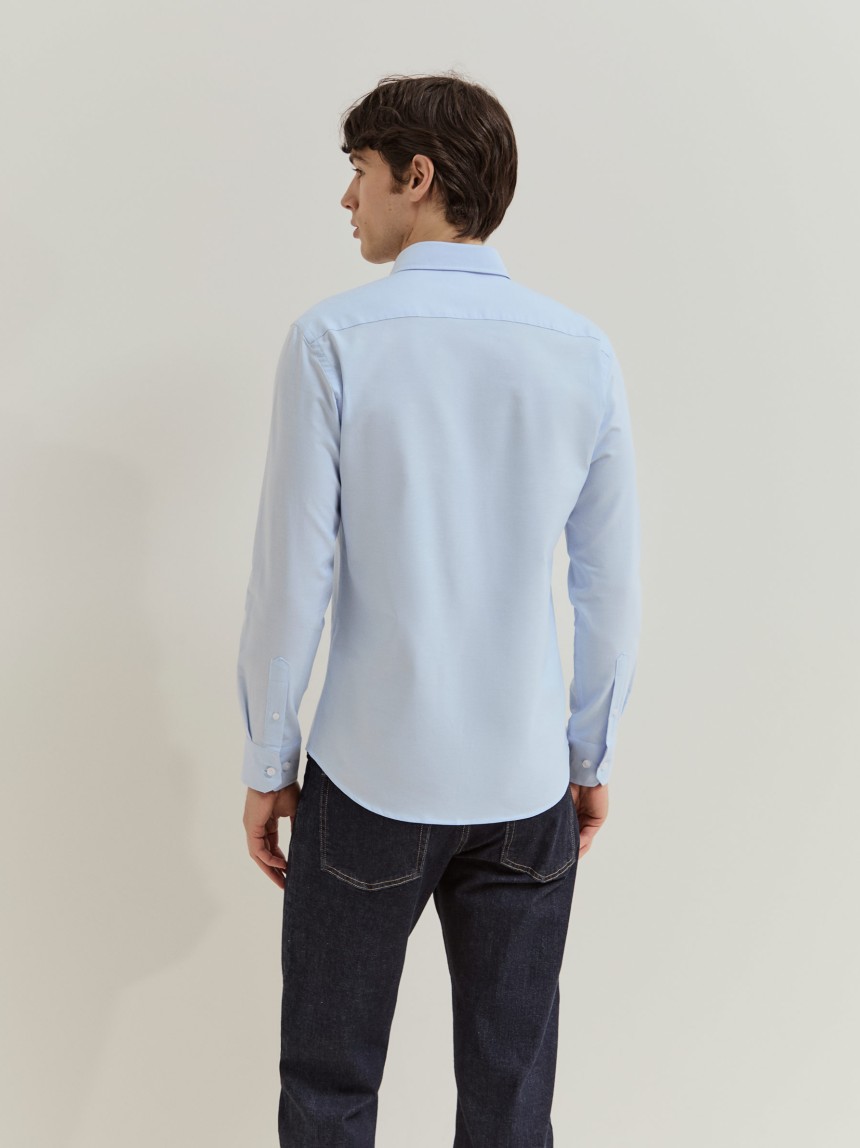 Camisa de algod�n slim fit
