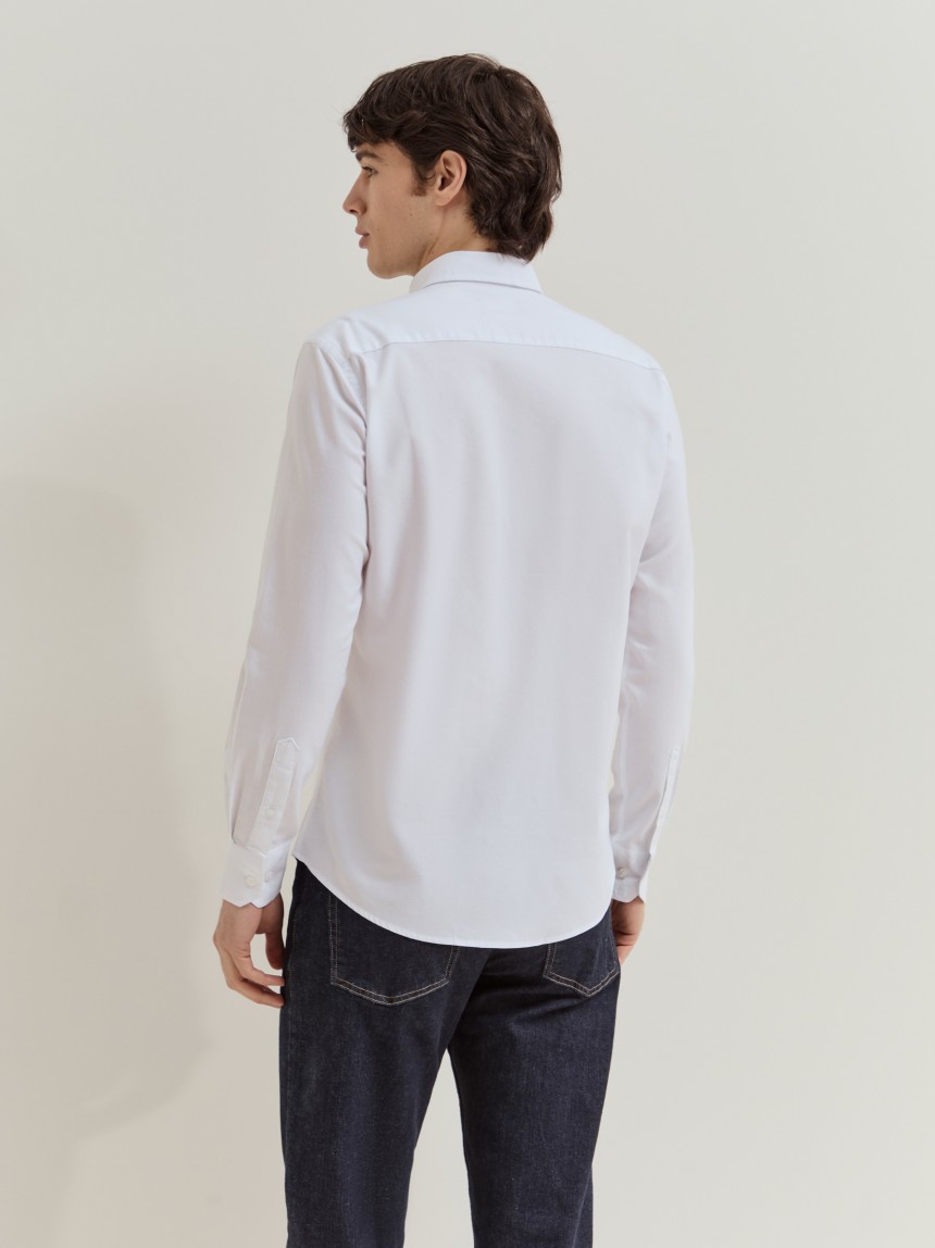 Camisa de algod�n slim fit