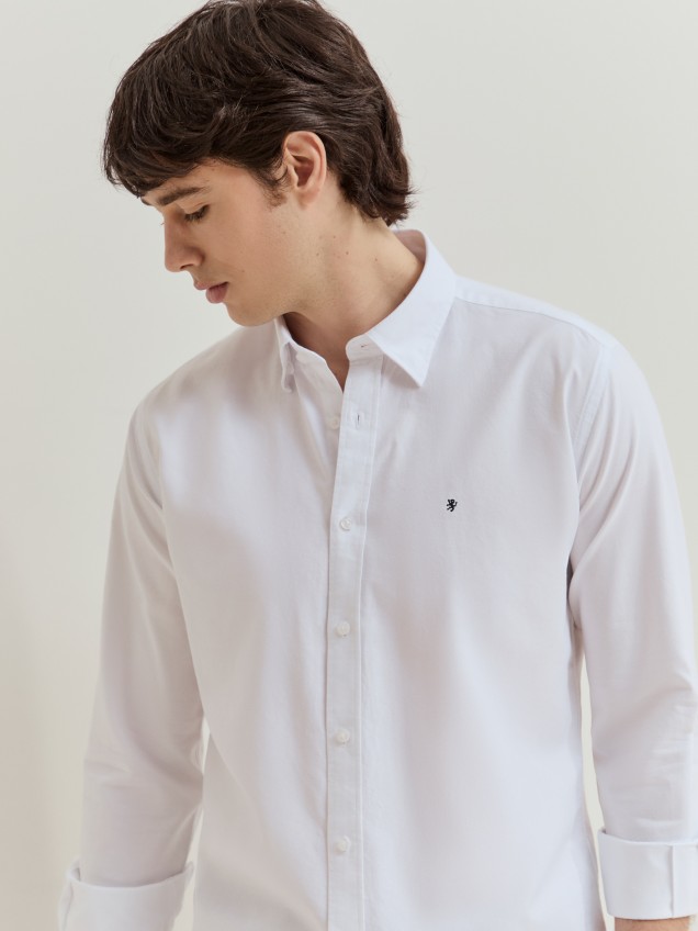 Camisa de algod�n slim fit