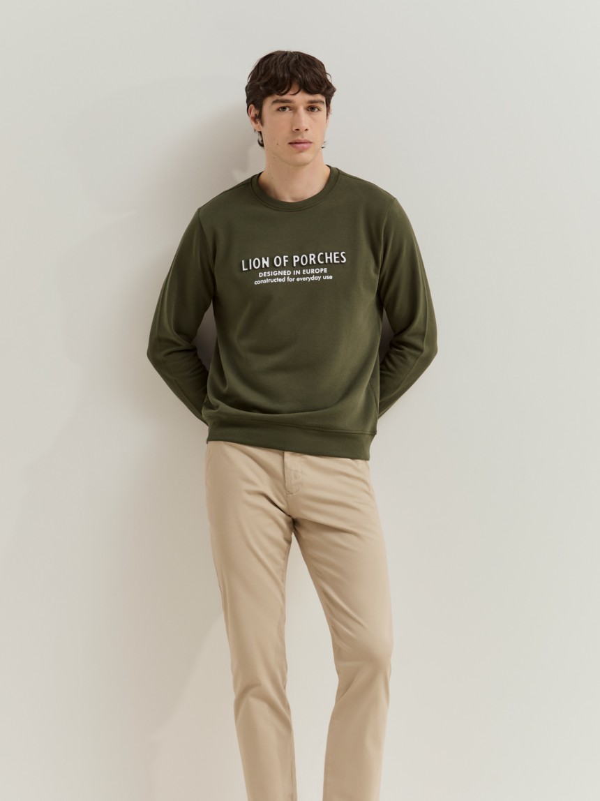 Sweatshirt de algod�o