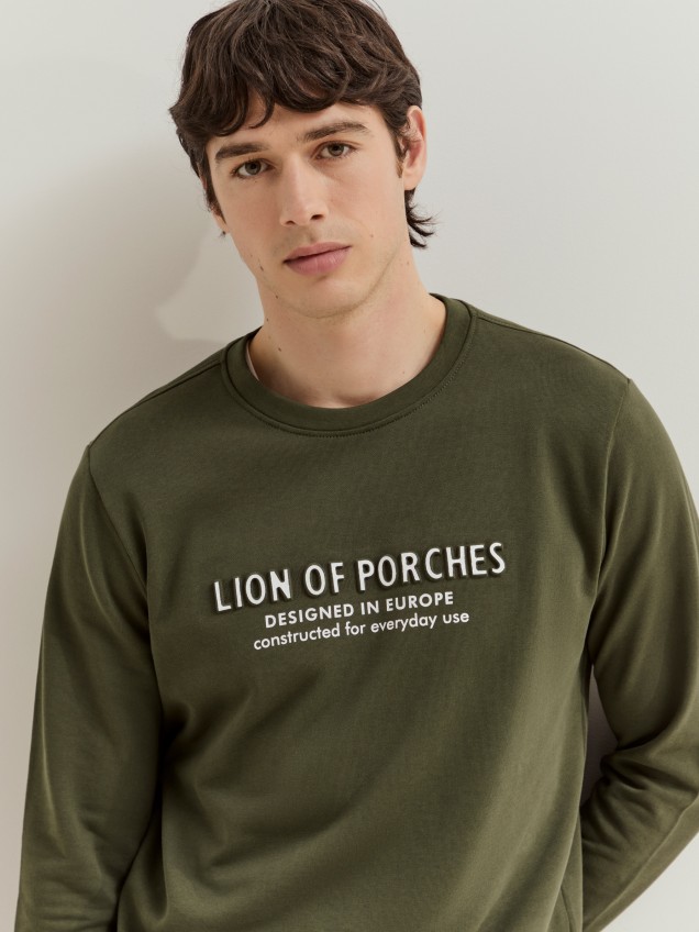 Sweatshirt de algodão