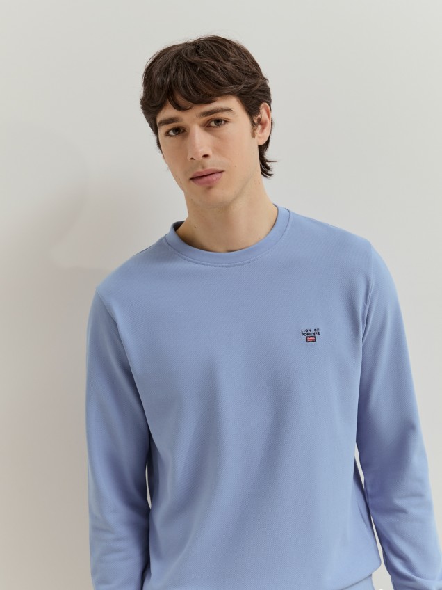 Sweatshirt em algod�o