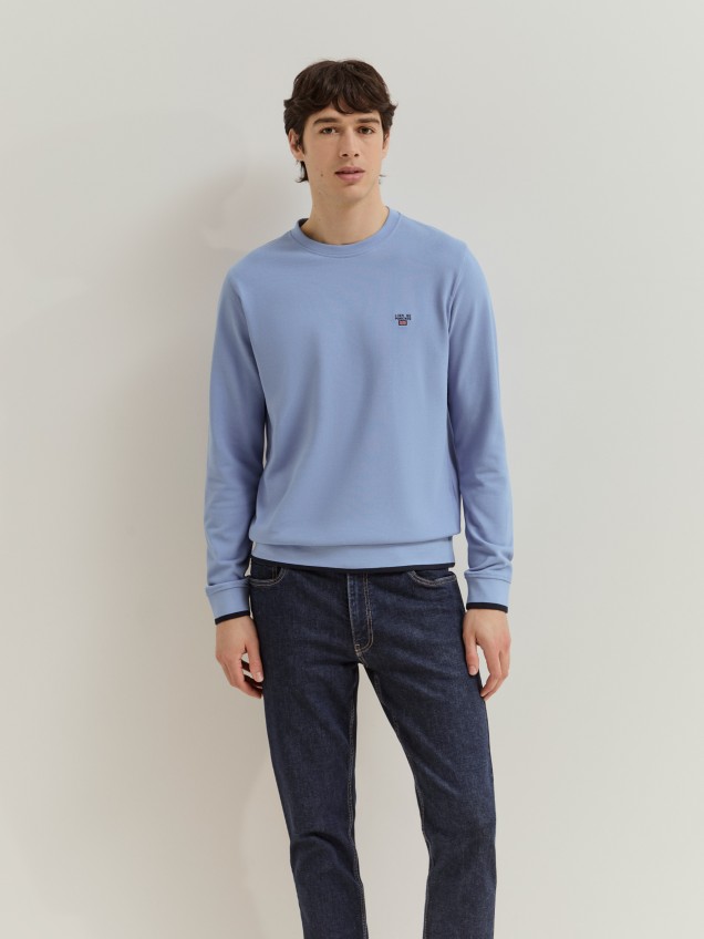 Sweatshirt em algod�o