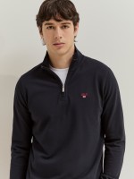 Jumper with half zip