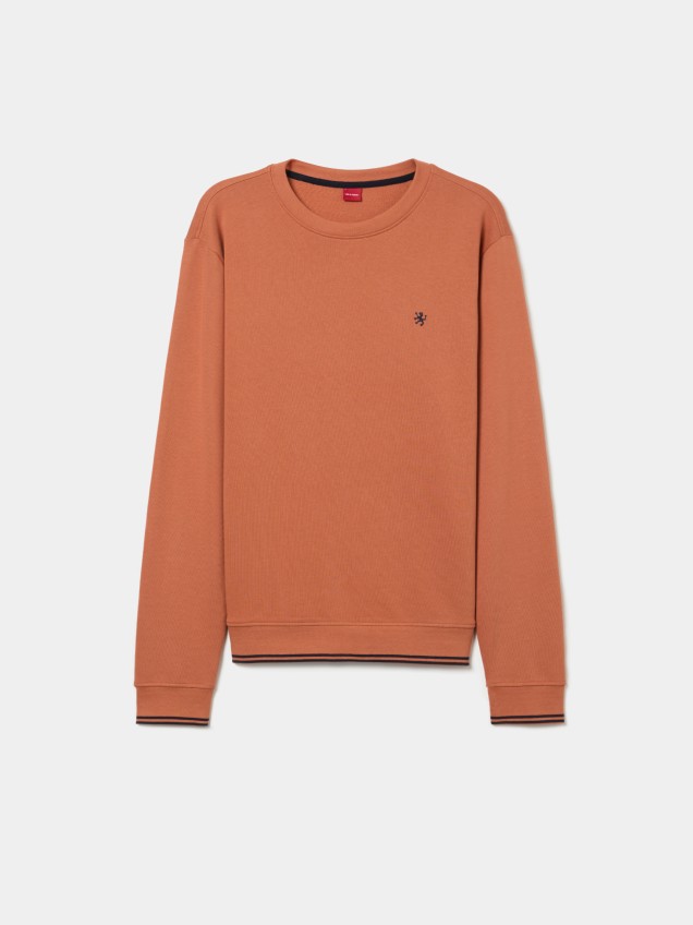 Sweater de algodão com riscas