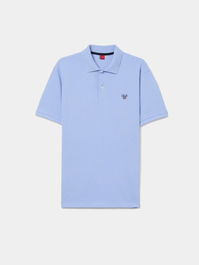 Polo piqué regular fit de algodão