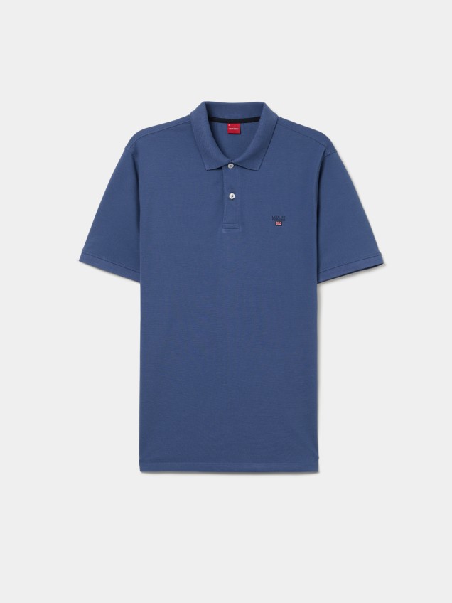 Polo piqué regular fit de algodão