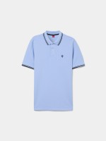 Polo piqu� slim fit com riscas