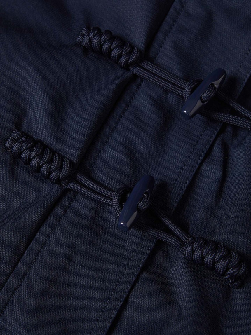 Parka curta com capuz