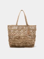 Jute shoulder bag