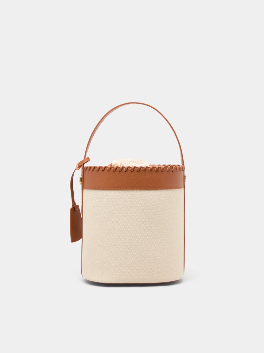 Mala bucket em canvas