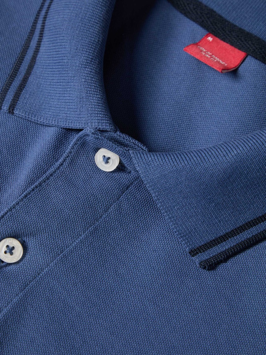 Polo piqu� slim fit com riscas