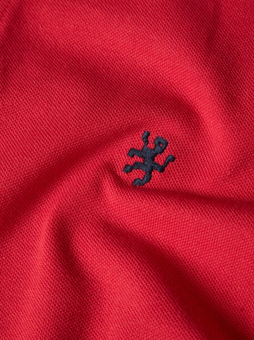 Polo piqu� slim fit com riscas