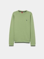 Sweater de algod�o com riscas