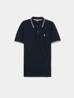 Polo piqu� slim fit com riscas