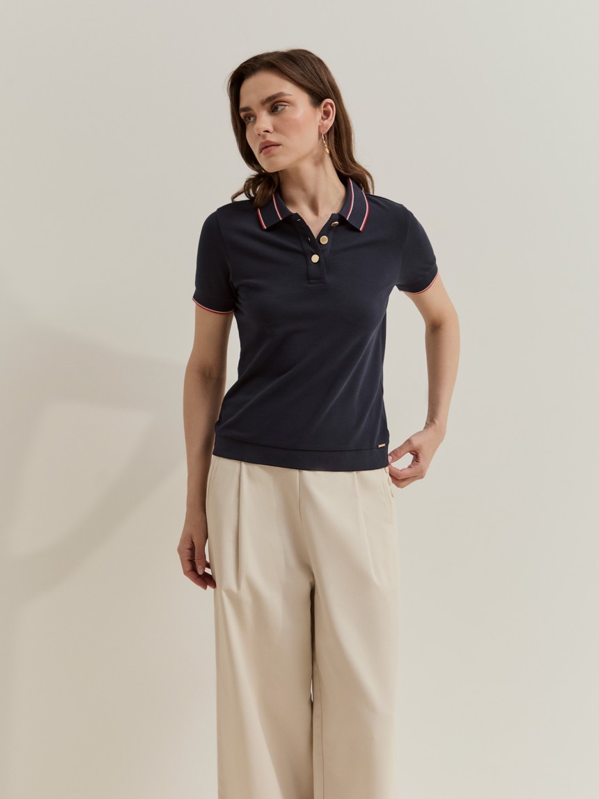 Polo de manga corta