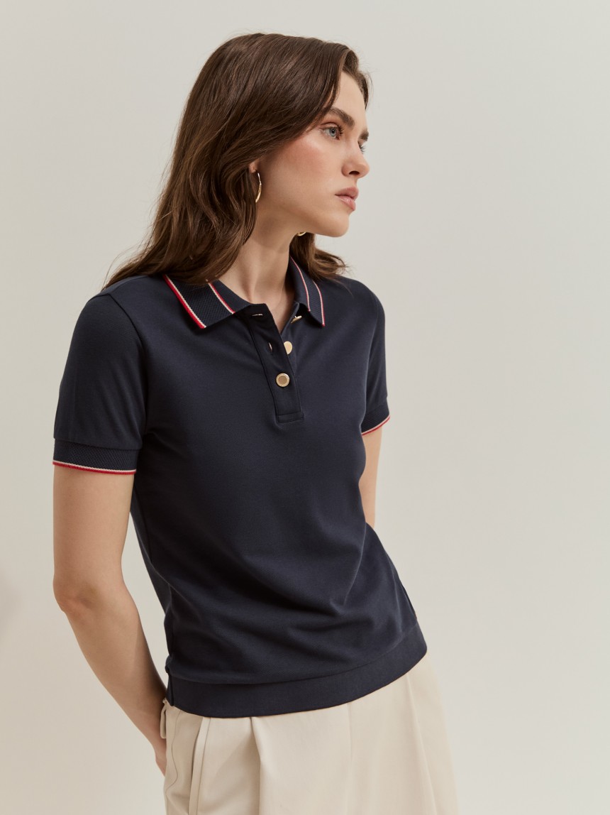 Polo de manga corta