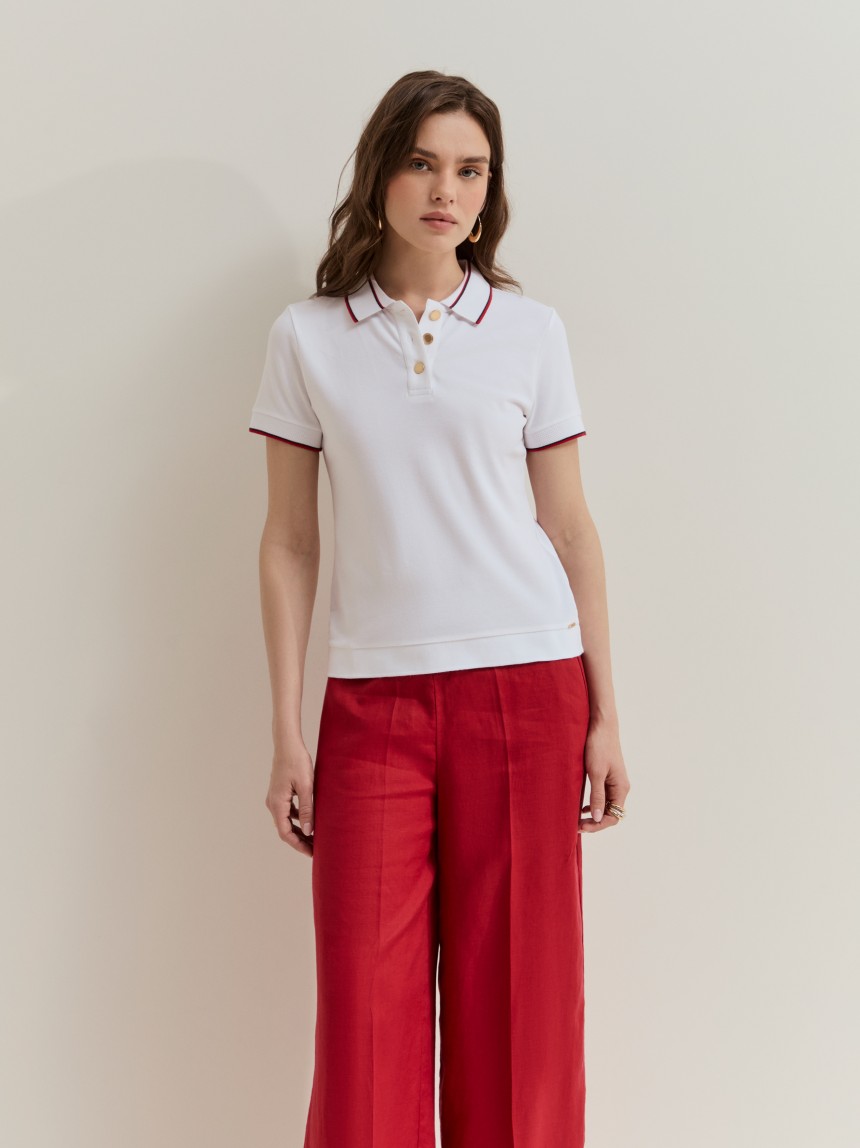 Polo de manga corta