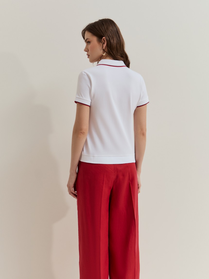 Polo de manga corta