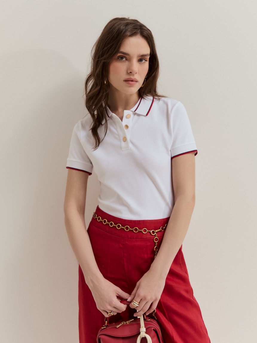 Polo de manga corta