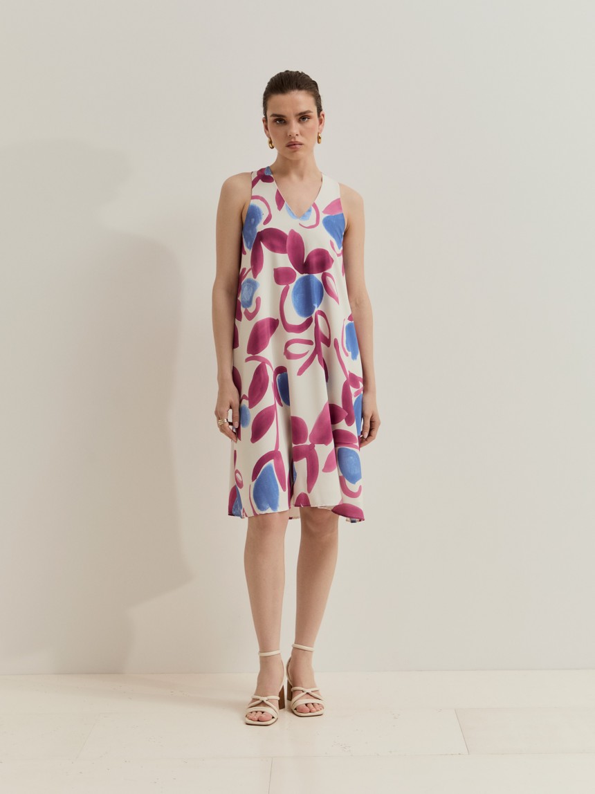 Dress with print