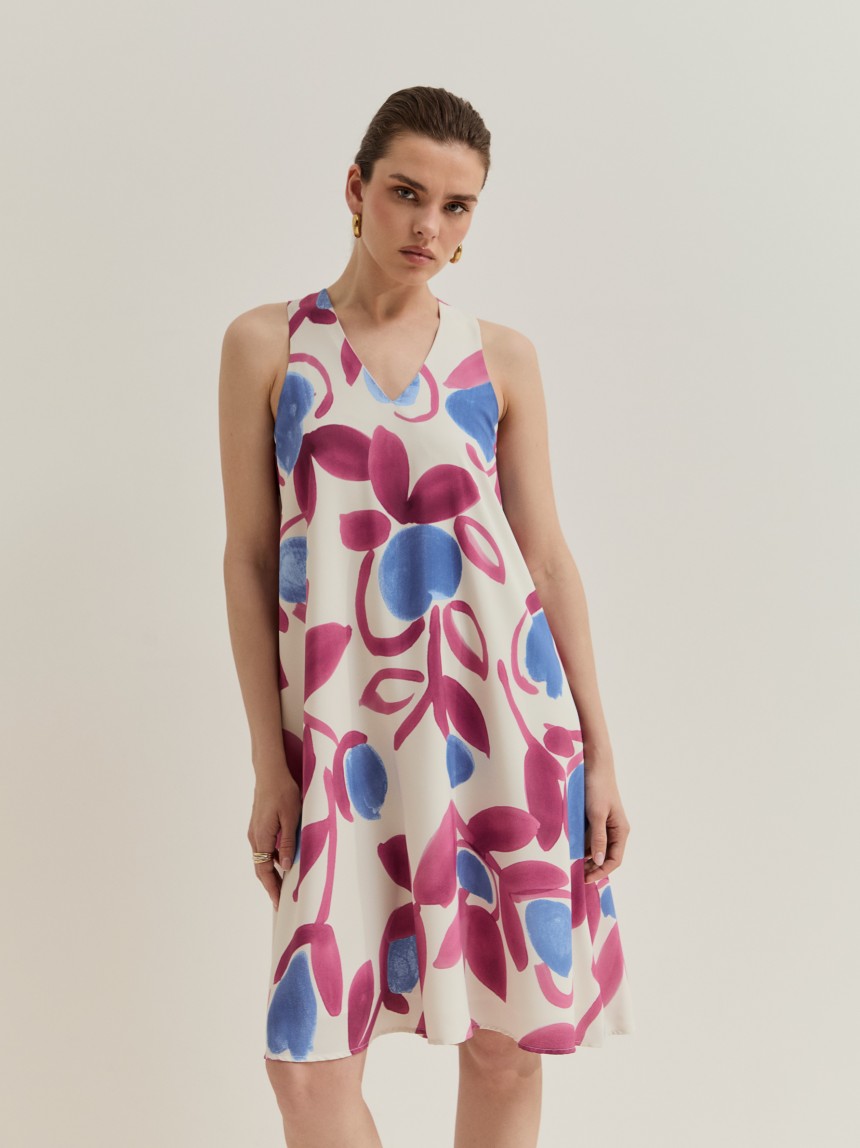 Dress with print