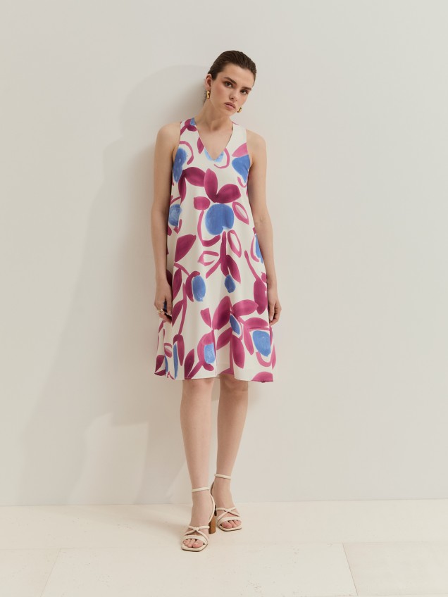 Dress with print