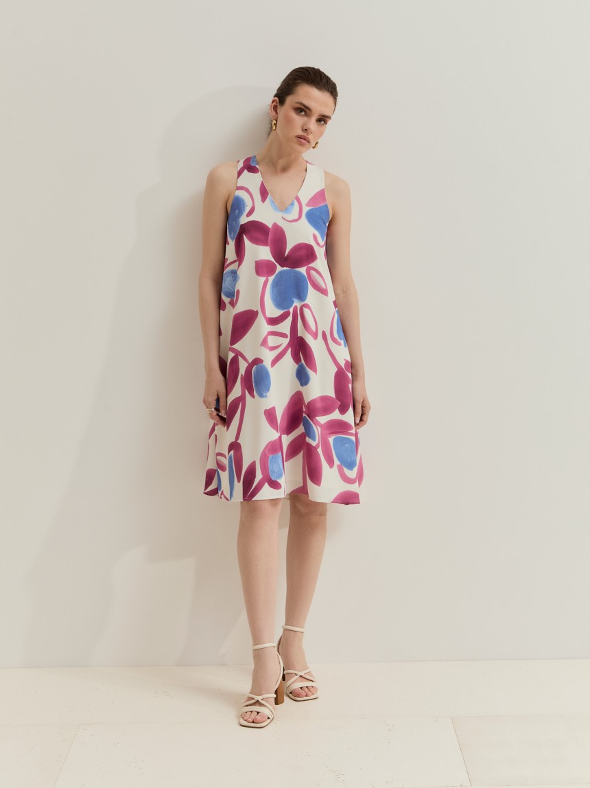 Dress with print