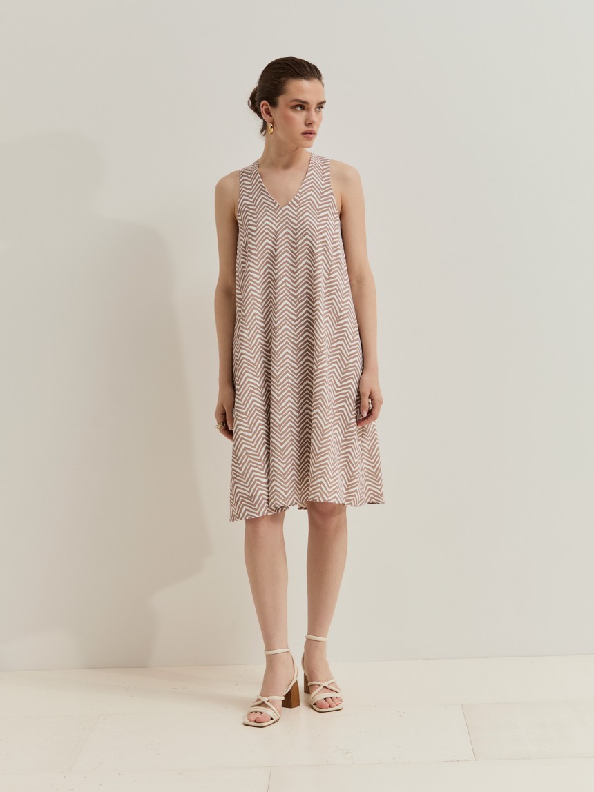 Vestido com padr�o