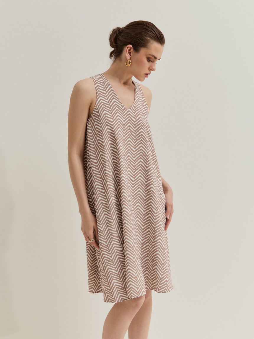 Vestido com padr�o