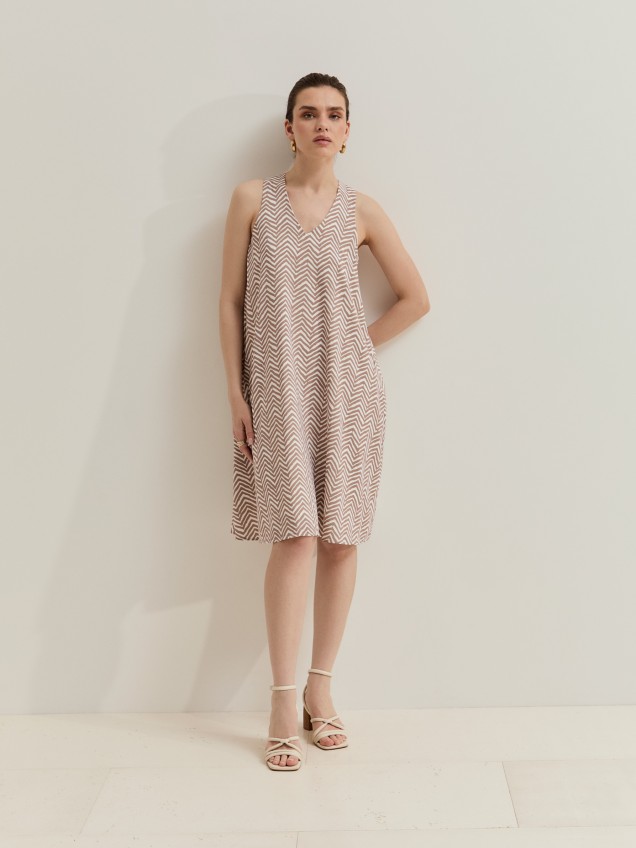 Vestido com padrão