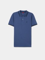 Polo piqu� slim fit com riscas