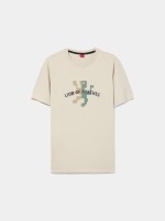 T-shirt estampada de algod�o