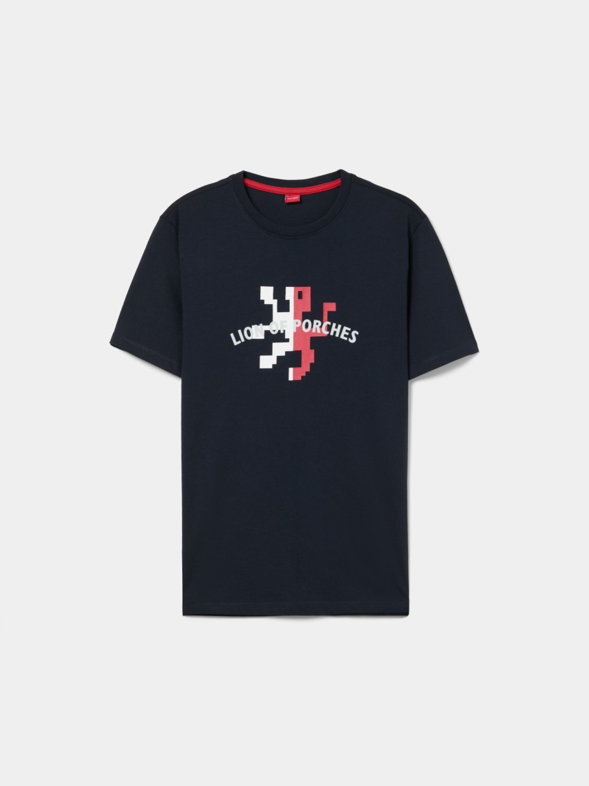 T-shirt estampada de algod�o