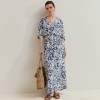 Long printed dress
